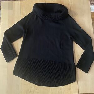 Calvin Klein Black Cowl Neck Sweater - Medium